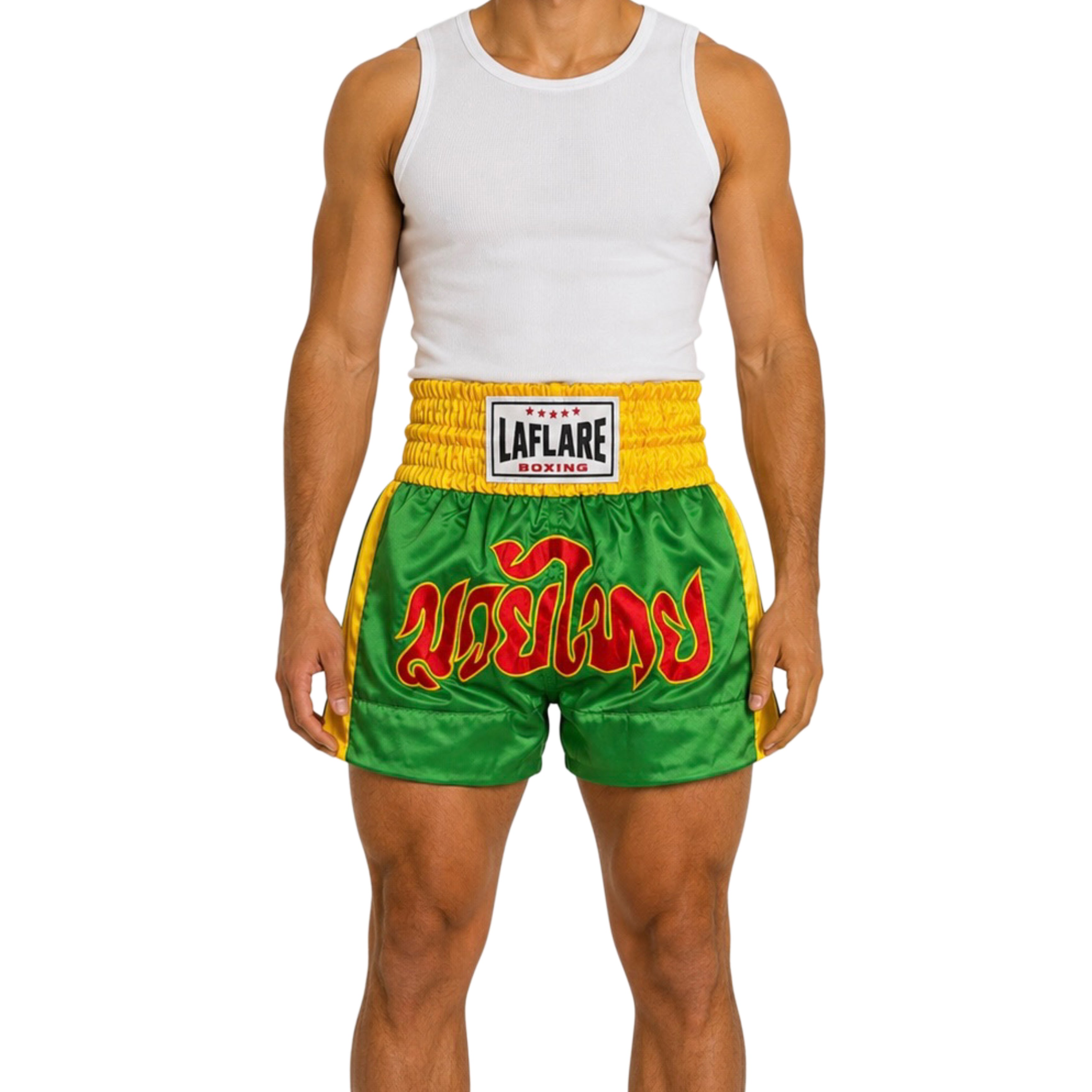TRADITION (Green Emerald) - Pantaloncini Muay Thai