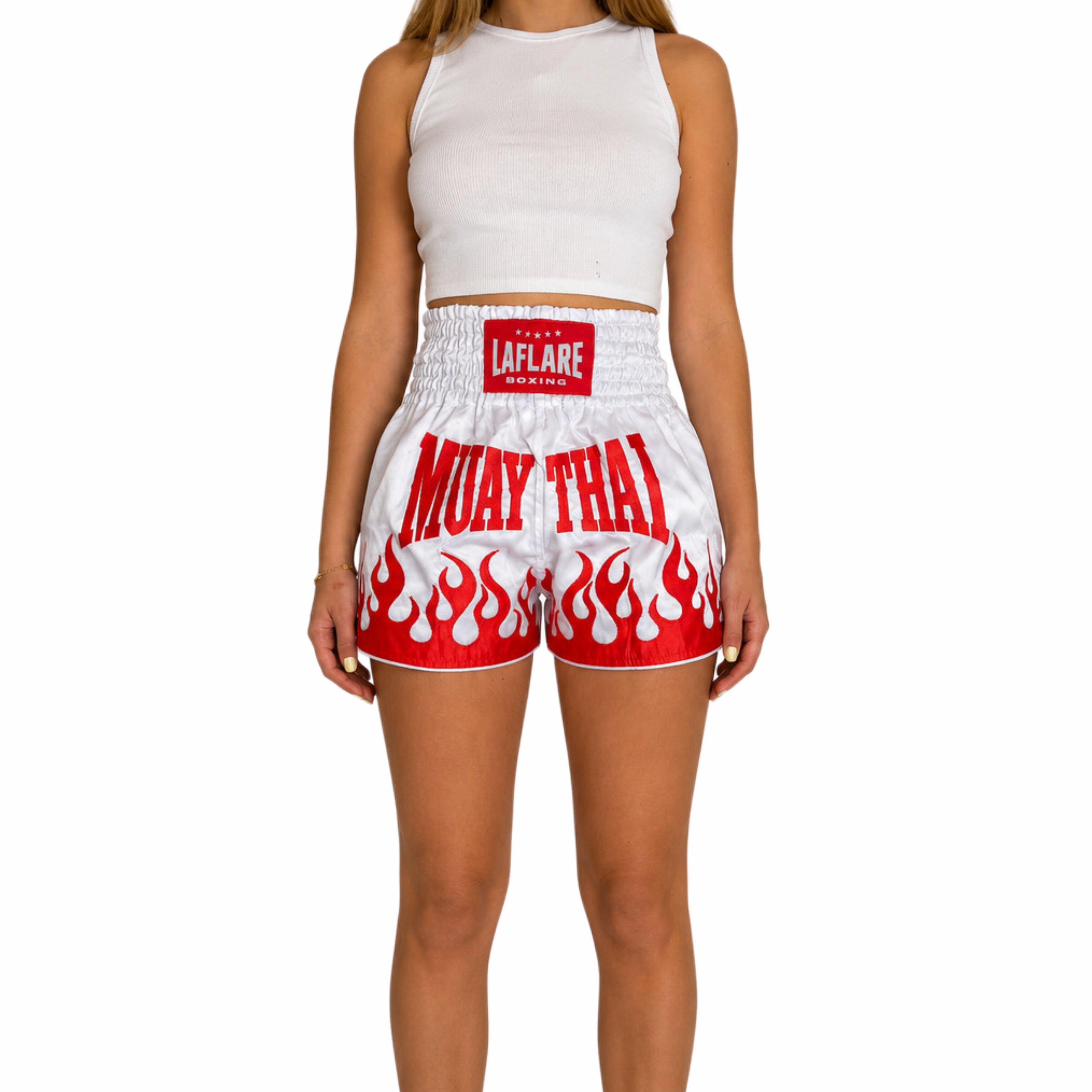 INFERNO (Red Flame) - Pantaloncini Muay Thai