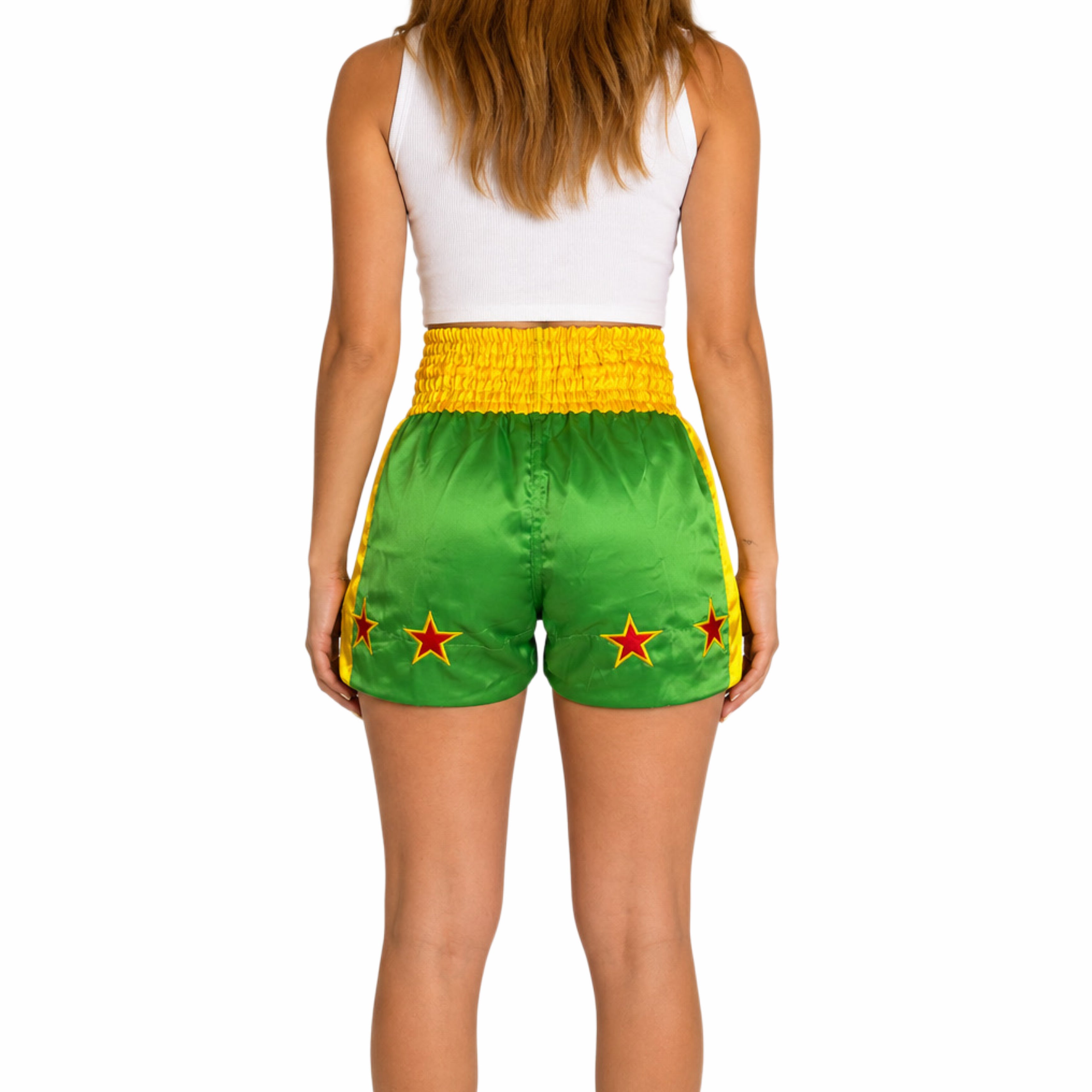 TRADITION (Green Emerald) - Pantaloncini Muay Thai