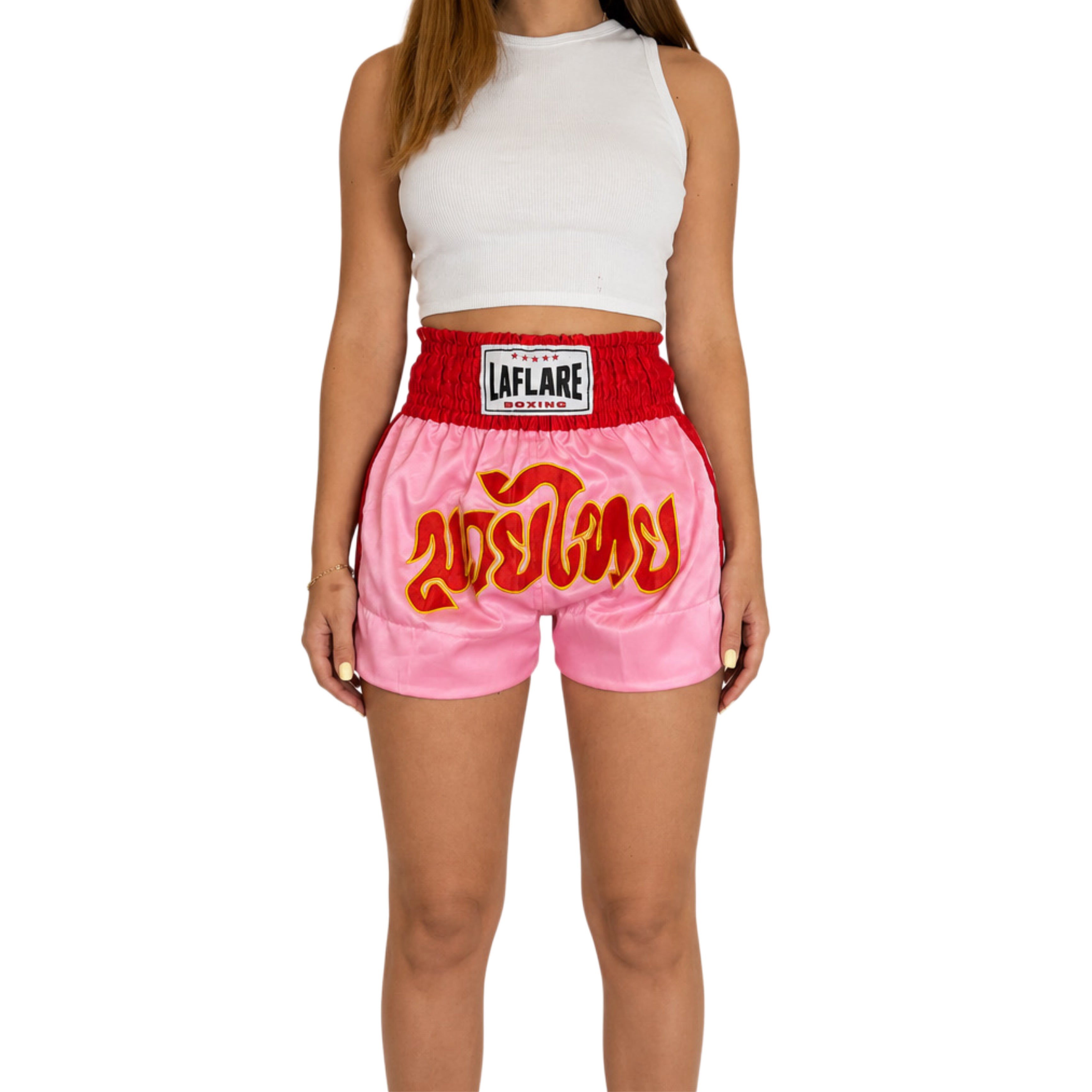 TRADITION (Pink Lotus) - Pantaloncini Muay Thai